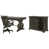 2 Pieces: Desk, Chair selected