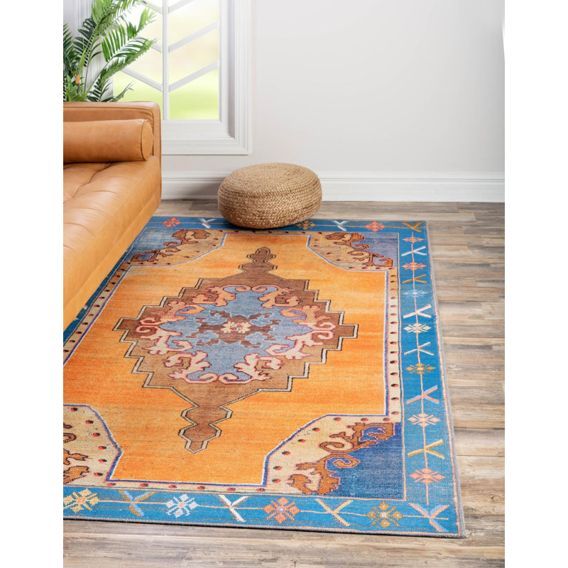 Oppie Chenille Oriental Indoor Rug, Rectangle 7'6" x 10'6"
