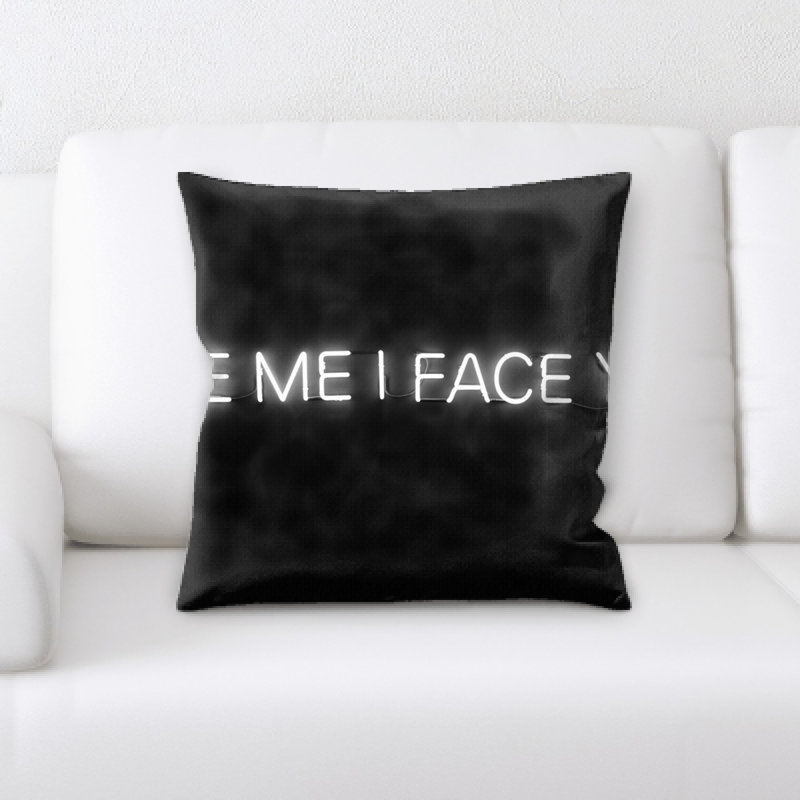 Microsuede Reversible Throw Pillow