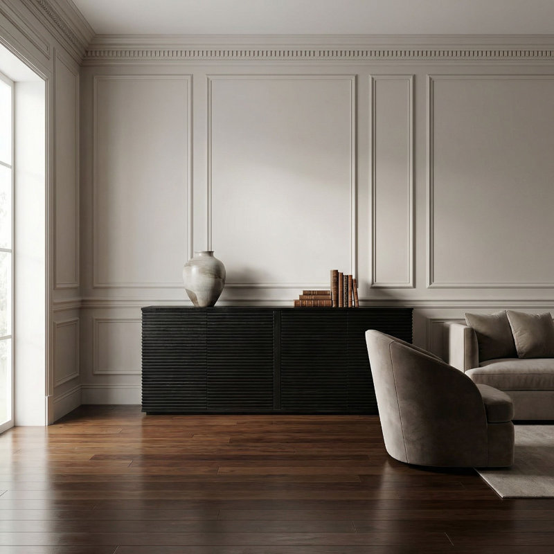 Smith 74'' W Solid Wood Sideboard
