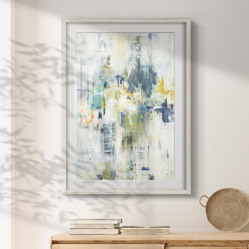 Graphite Moon I -Gallery Wrapped Canvas, 28.5" H x 20.5" W, White