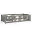 Lit simple avec garde-corps et porte pour enfants, gris-1455257491-1455257492