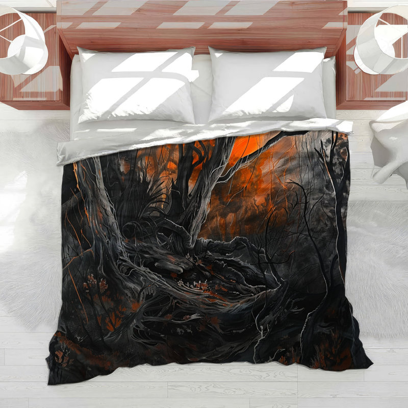Blend Tangled Cotton Blend Comforter, King Comforter