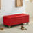 41" Wide Faux Leather Upholstered Storage Bench-175698345-178748211