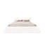 Très grand lit très tendance avec tête de lit en velours et support en bois massif avec tête de lit rembourrée de couleur crème, structure en métal-1211178092