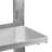 Lauda 2 Piece Metal Tiered Shelf with Live Edge