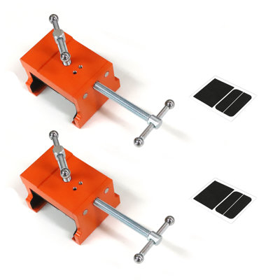 2 Pack Cabinet Clamps, Clamps Extra Heavy Duty - Claw Clamps For Cabinets, Cabinet Face Frame Clamps, Bar Clamps For Woodworking, Angle Clamps, Wood Clamps