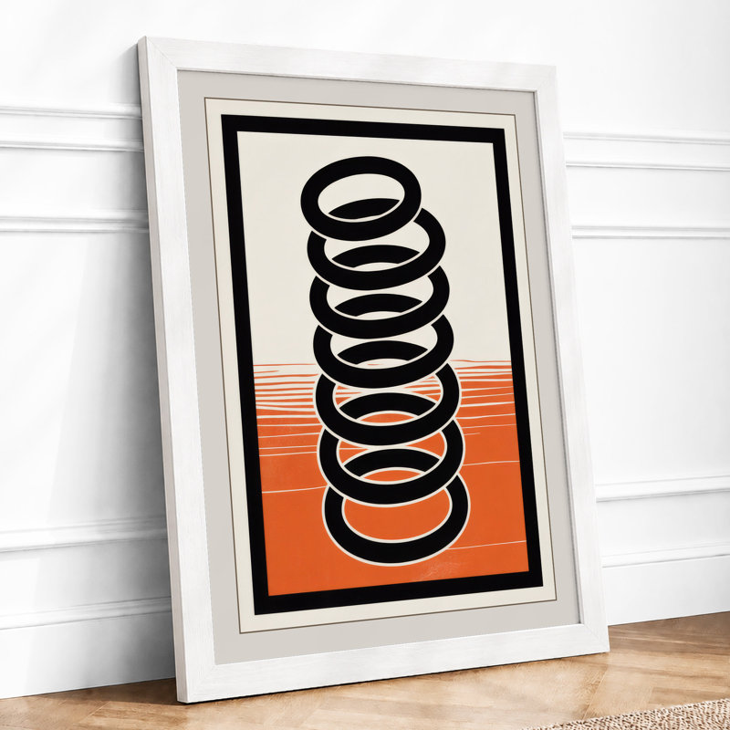 Vertical Spring Industrial - Framed Print, A1 - 84.1 x 59.4 cm, White