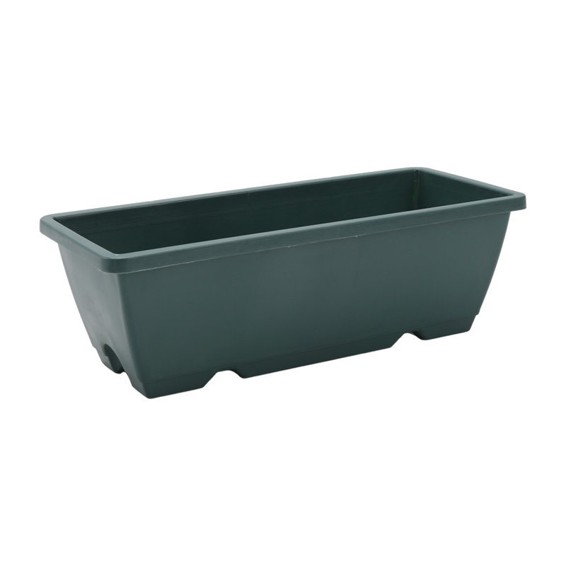 Cachepot, 15.7cm H x 49.5cm W x 19cm D, Green