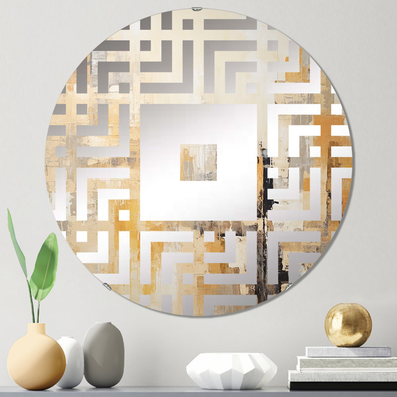 Burgwell - Miroir mural carré, 31,4 po x 31,4 po