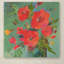 « crimson bouquet », reproduction d’art sur toile tendue-32713737