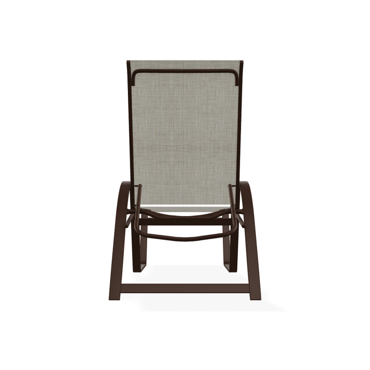 Holna Outdoor Rust-Resistant Metal Chaise Lounge