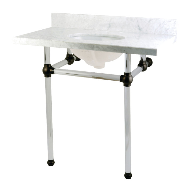 Templeton 36" Single Bathroom Vanity Set, Matte White