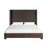 Queen Upholstered Bed In a Box Dark Brown-114236357-114236359