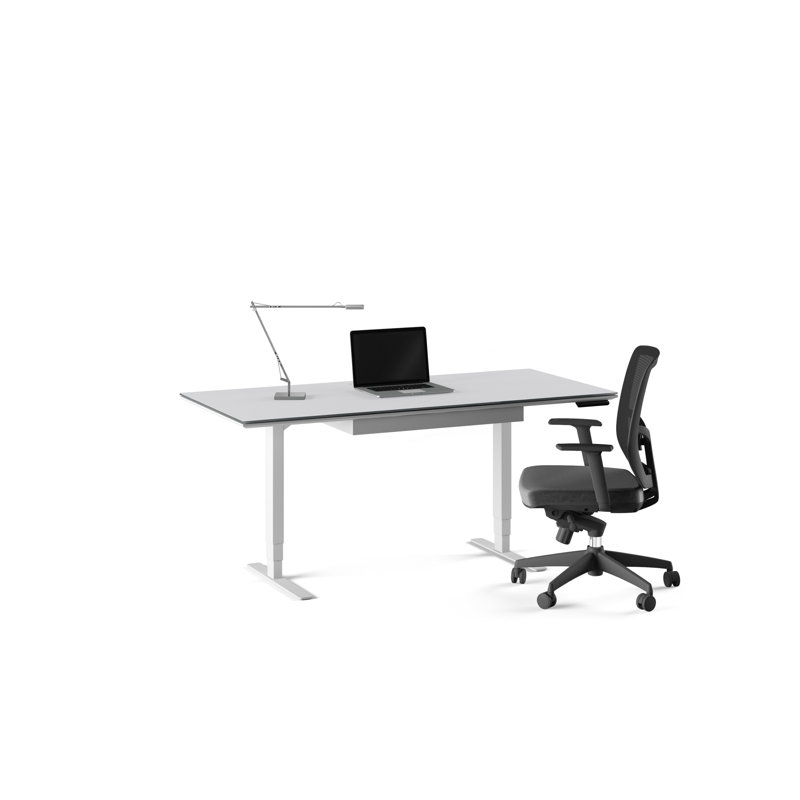 Centro Height Adjustable Computer Desk, 24.75" H x 66" W x 30" D