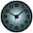 Silent Lighted Up Wall Clock Glow In The Dark, Battery Operated For Living Room/Kitchen, Easy To Read Large Digital Display, 12 Inch