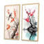 Asian Art Sumi Bird Serenity - ensemble de 2 reproductions-1196836653-1196836650