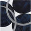 Silver Foil Abstract 2-piece Canvas Wall Art Set