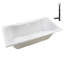 Baignoire de trempage en acrylique 72 po x 36 po, drain inclus-97545331