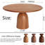 Table de salle à manger Mid-Century Modern Farmhouse-433188048