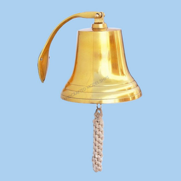 Cloche de suspension côtière, H 7 po x l 7 po x p 7 po, Laiton