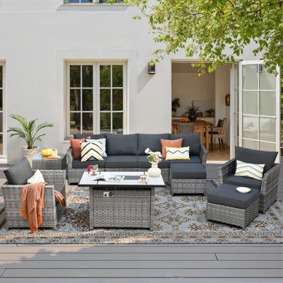 Cassville 6 - Person Outdoor Seating Group with Cushions