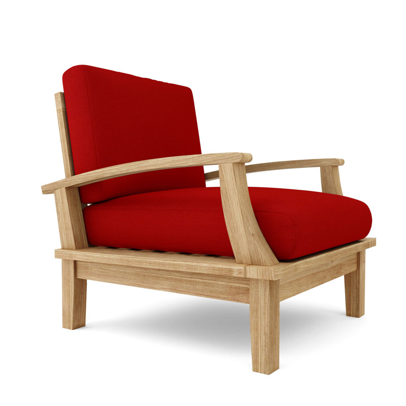 Brianna Outdoor 4 - Piece Teak Conversation Set