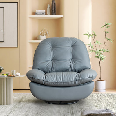 Weona Recliner Swivel With Voice Control Bluetooth USB Phone Holder Chair