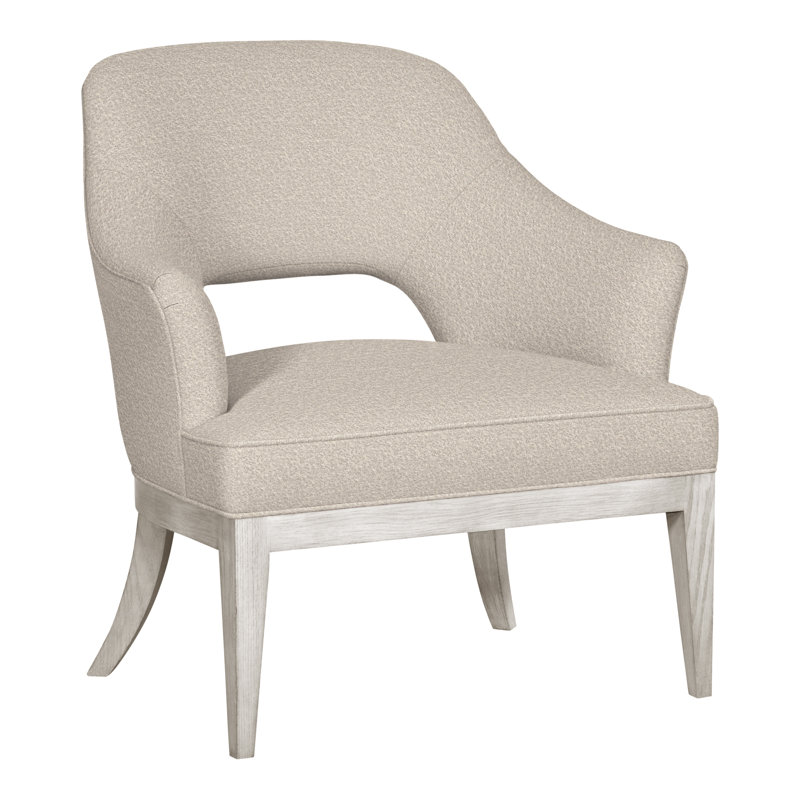 Chaise Kaley de 32,5 po Vanguard, Nadia vapeur, Casablanca
