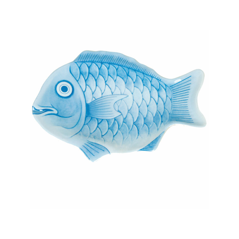 Thunder Group Inc. Melamine Platter, Blue, 1.13" H x 8.25" W x 11.75" D