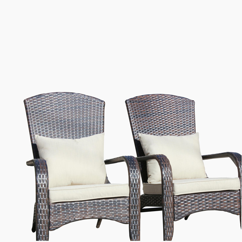 Patio Chair with Cushions(Beige Cushion)