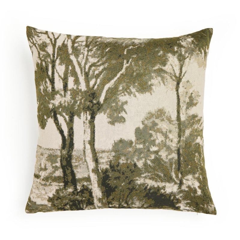 Toile Pillow-Toile Moss-24"X24", Toile Moss, Square 24"H x 24"W