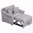 Chenille Convertible Sleeper Sofa-1202535483