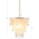 Exquisite Layered Capiz Shell Chandelier