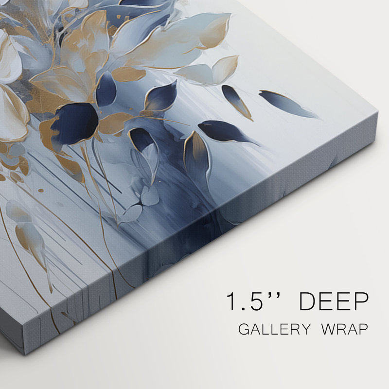 Floral Study Series CIV - Ensemble de toiles tendues avec châssis Premium - Prêt à être accroché