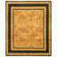 Tapis de laine brun foncé/beige 8 pi 2 po x 9 pi x 7 po main one-of-kind-noué la 2010 ushak Gro