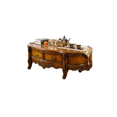 Table basse ovale de style européen