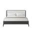 Rome Upholstered Wingback Bed