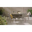 Karren 6 Seater Garden Dining Set - PE Rattan & Tempered Glass Outdoor Set - Modern Gardens & Patios-1002116822