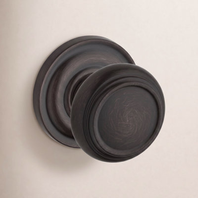Traditional Privacy Door Knob with Round Rose