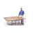 30"x 60" Rectangular Wood Folding Banquet Table with Clear Coated Finished Top