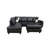 Beesley 103.5" Wide Faux Leather Sofa & Chaise with Ottoman-502041629-502041628-469164724