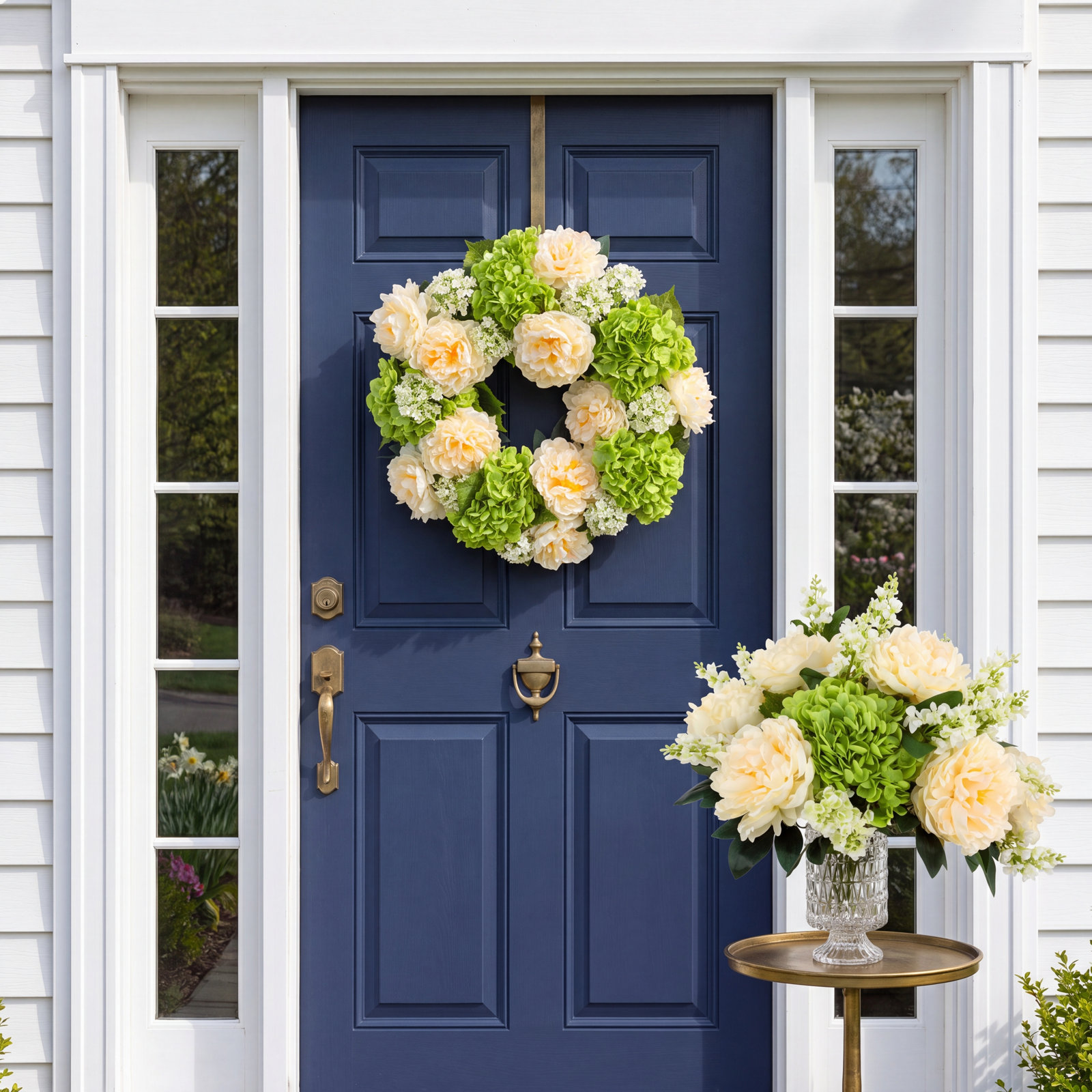 Addison 22" Peony Wreath