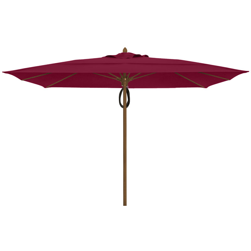 Parasol de marché carré 10 pi Prestige, Bronze champagne, Bourgogne