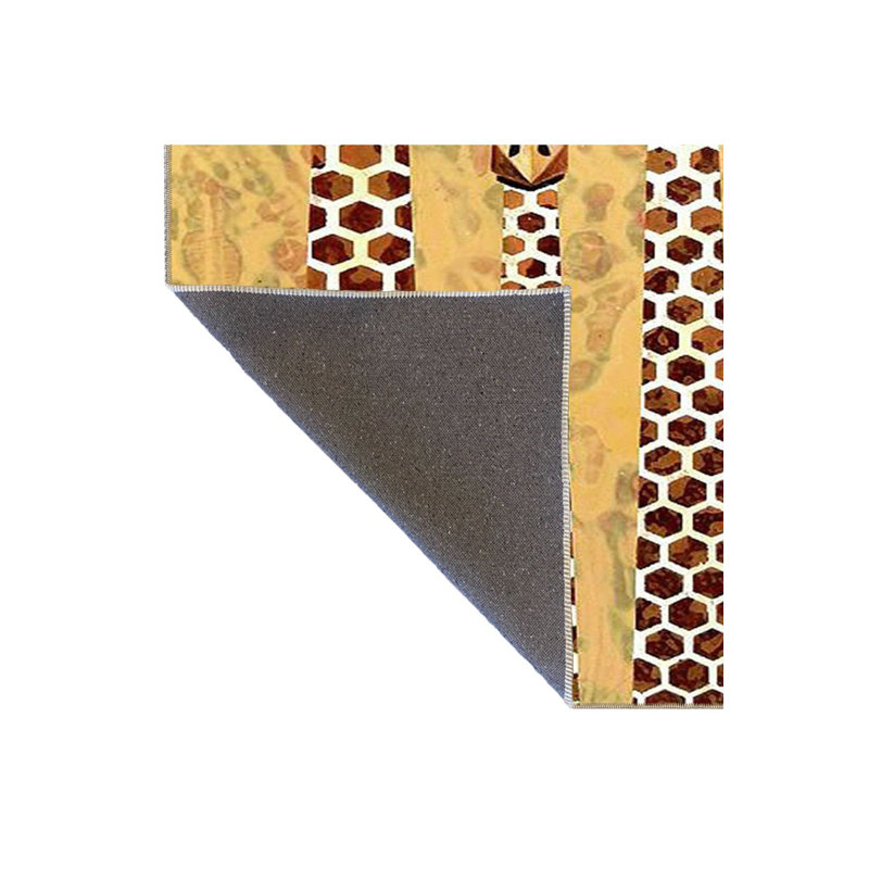 Tapis décoratif lavable à la machine Giraffe, Rectangle 3 pi 3 po x 4 pi 11 po