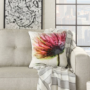 Blue Flower Aldith Square Throw Pillow – The Well Appointed House