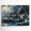 Art mural sur toile bleu-245241417