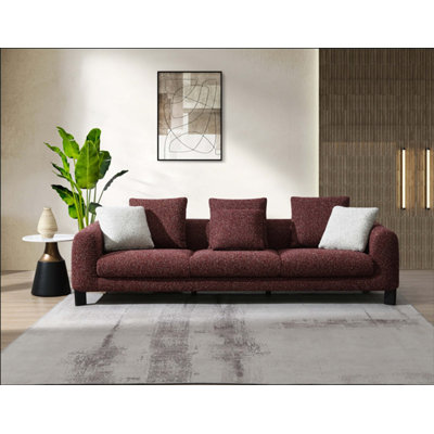 Mardi Tweed Sofa W/3 Pillows