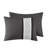 Dark Grey Queen 8 Piece Bedroom - Soothing Comforter Texture