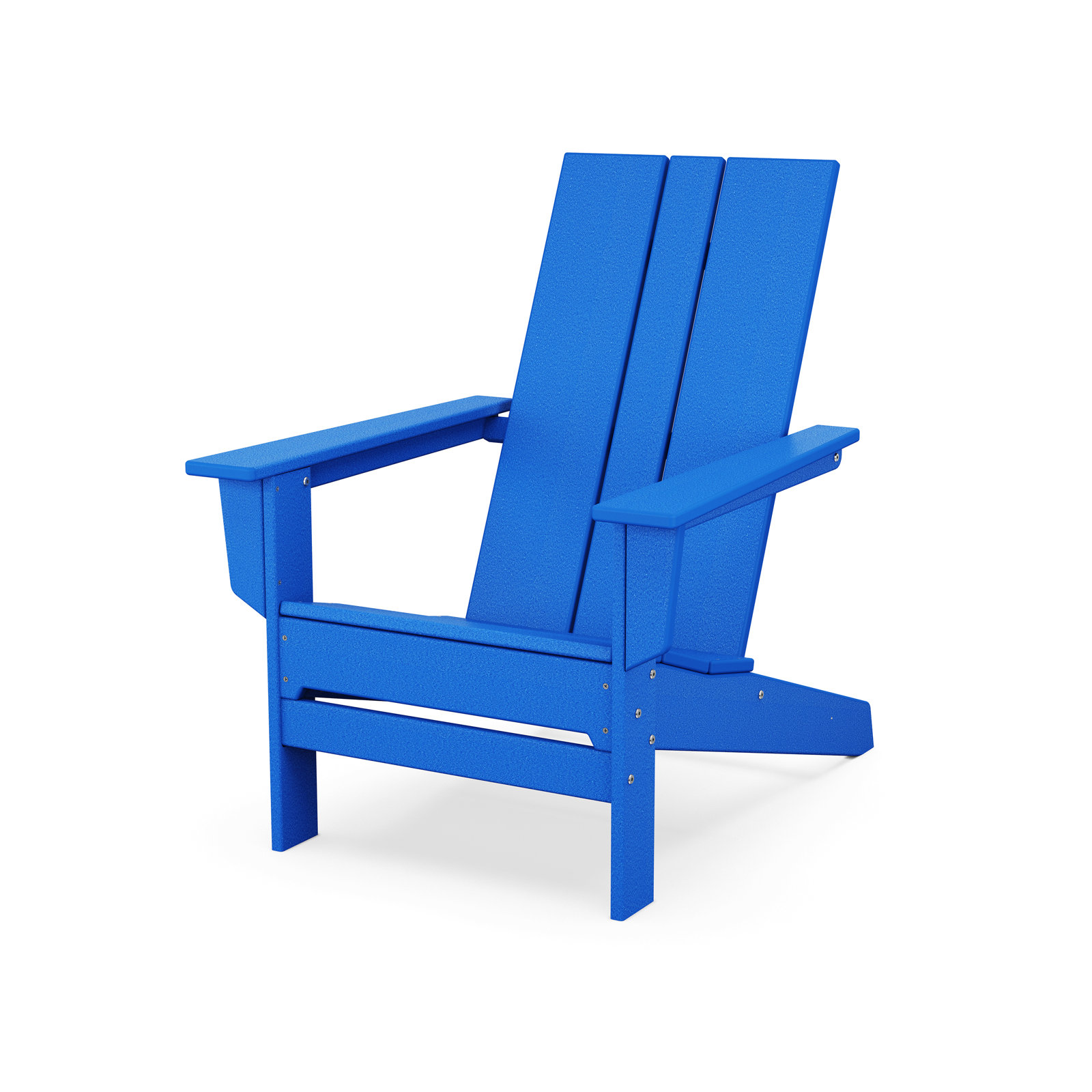 POLYWOOD x AllModern Plastic Adirondack Chair, Pacific Blue